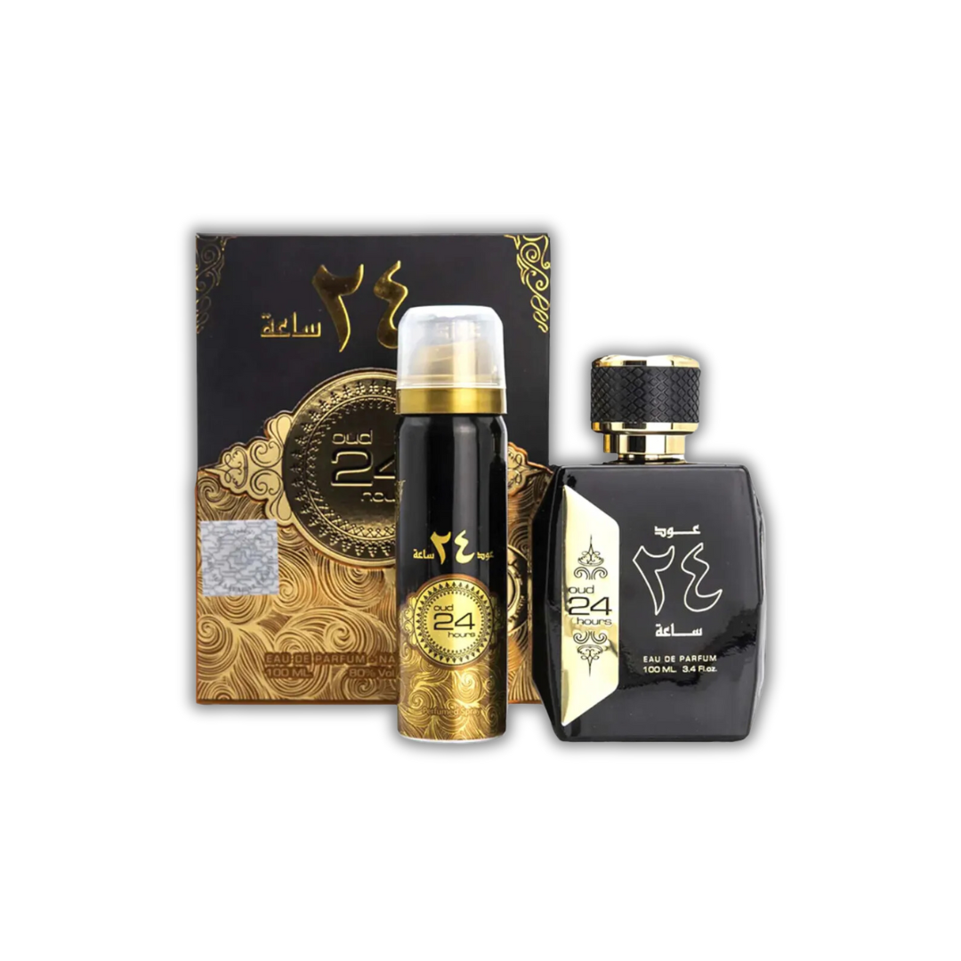 Ard Zaafaran Oud 24 Hours Set Edp 100 Ml + Deo Spray 50 Ml Unisex