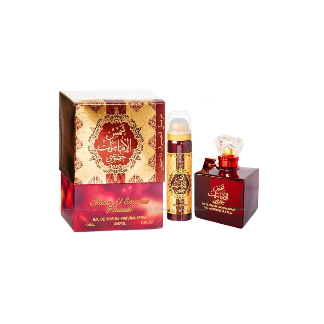 Ard Zaafaran Shams Al Emarat Khususi Set Edp 100 Ml + Deo 50 Ml Unisex