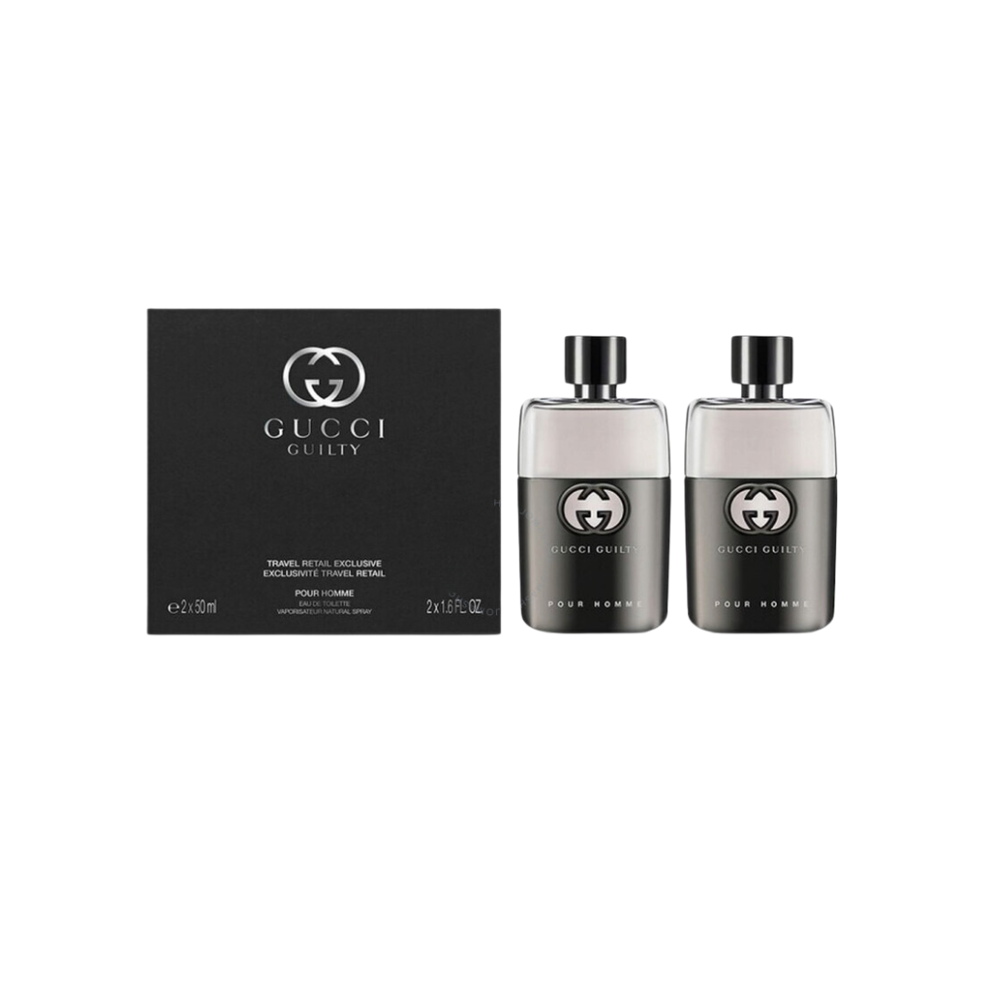 Gucci Guilty Pour Homme Edt 50ML + 50ML Pack 2 Pcs Hombre