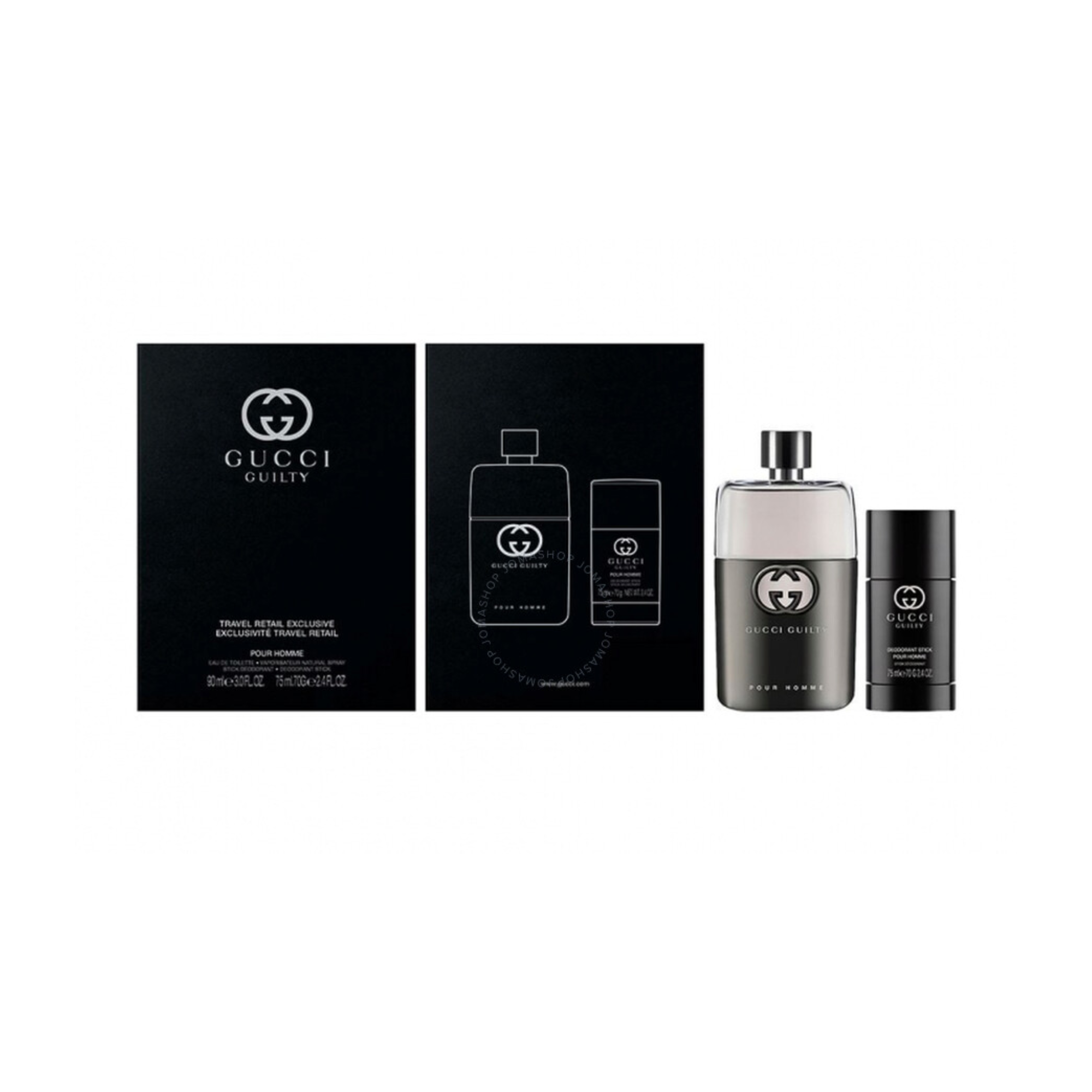 Gucci Guilty estuche Edt 90ml + Deo 75ml Hombre