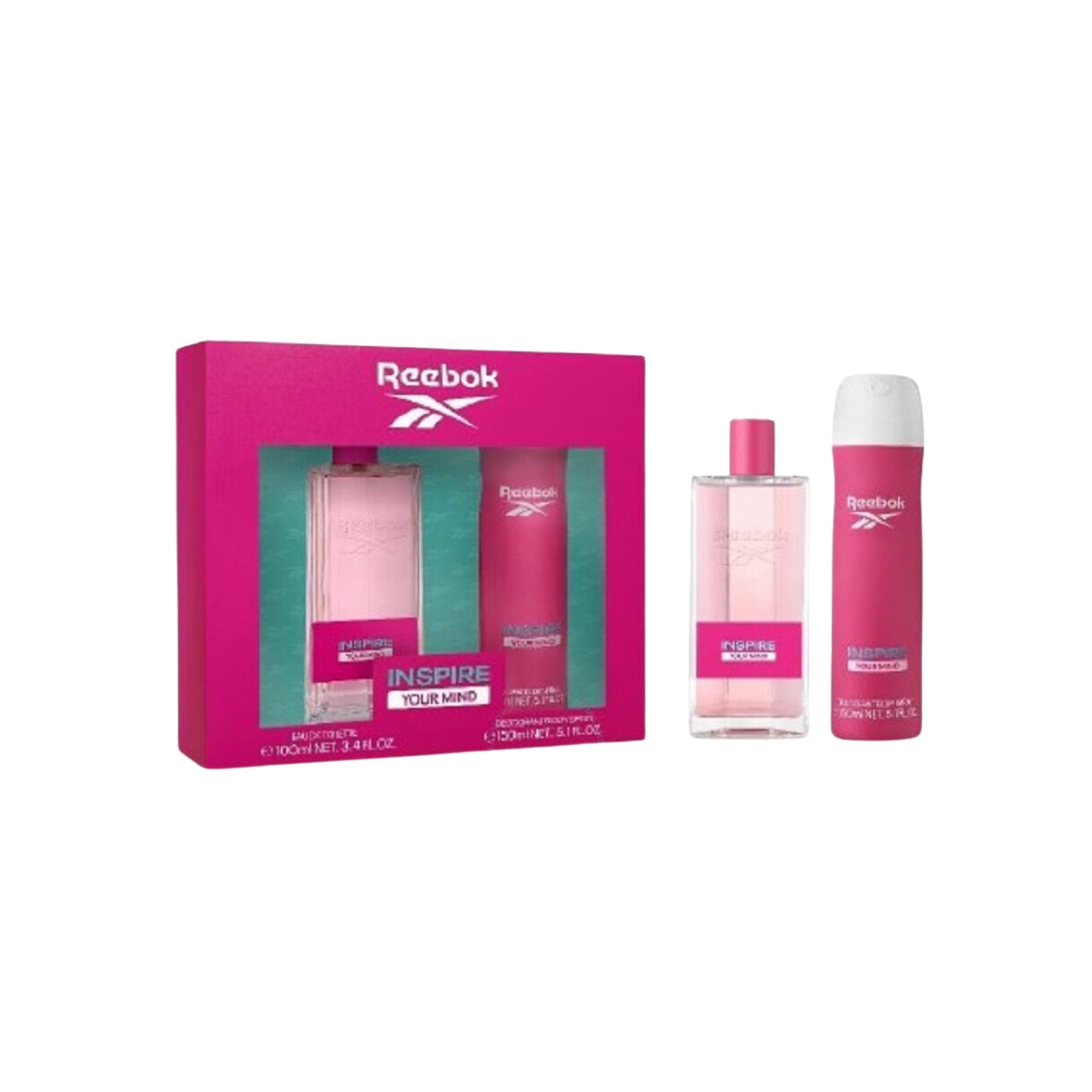 Reebok Inspire Your Mind estuche Edt 100ml + Deo 150ml Mujer